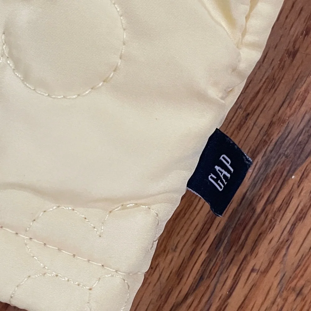 GAP Light Yellow Kids Puffer Jacket 5